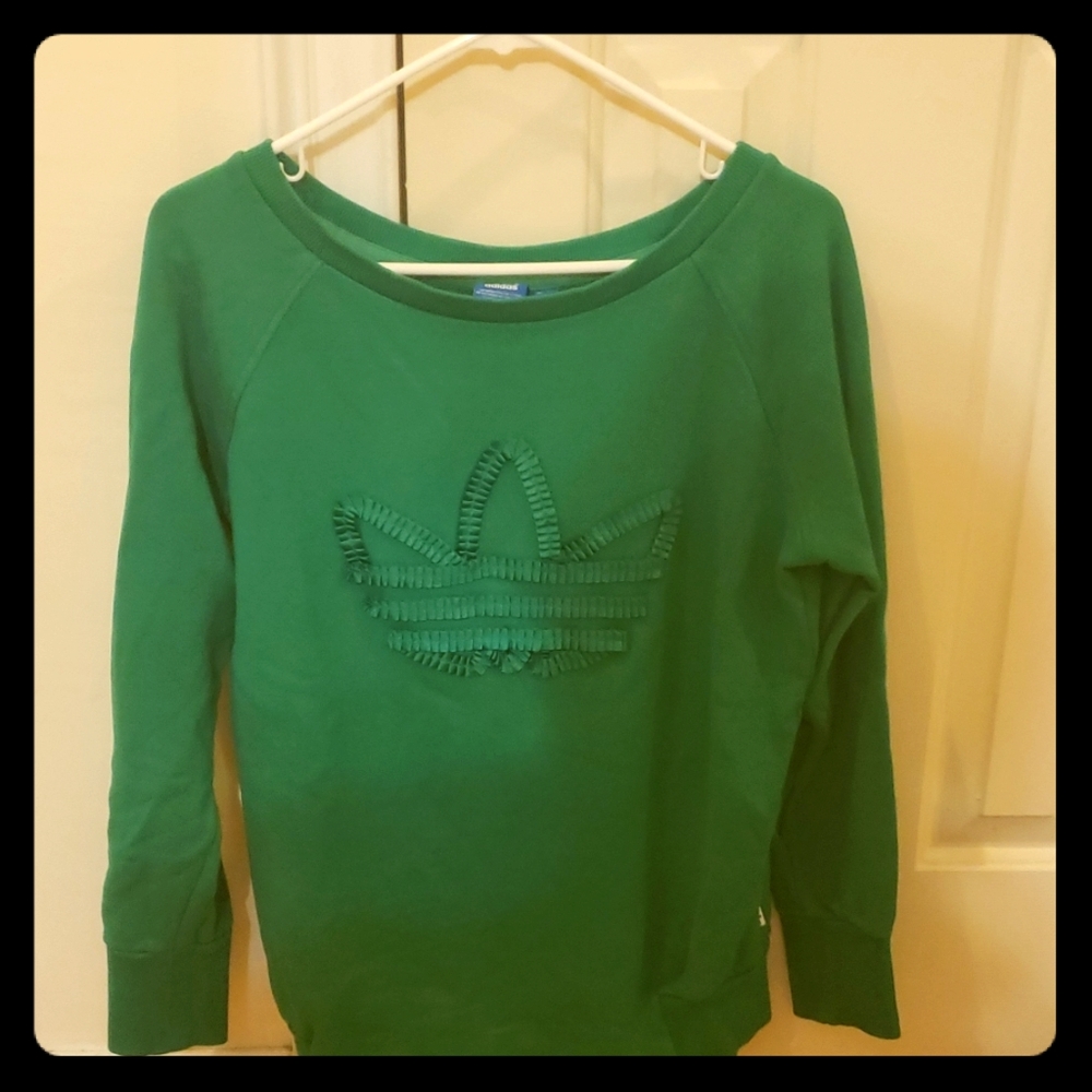 Adidas Green Sweatshirt